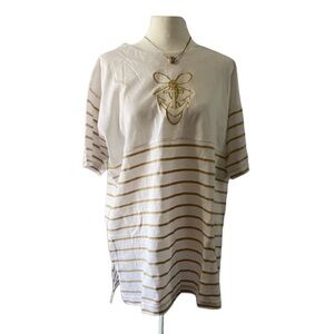 Vtg NWT Bob Mackie Nautical T-shirt / Size Medium Coastal Grandma